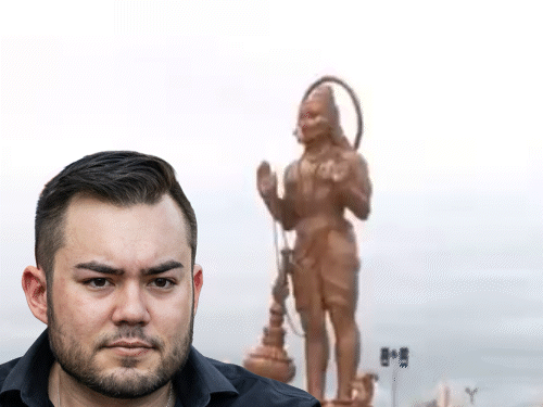 टेक्सास में हनुमान जी की मूर्ति से ट्रम्प समर्थक नाराज:कहा- ये दिल्ली नहीं, पिछड़े देशों के लोग अमेरिका पर कब्जा कर रहे