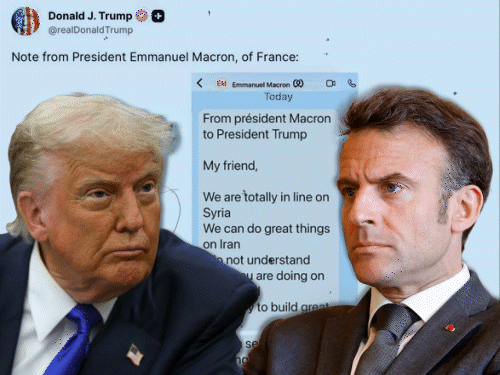 Donald Trump Vs Emmanuel Macron; Message Leak Controversy
