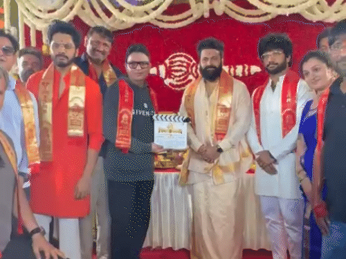 फिल्म ‘जय हनुमान’ की हुई शुरुआत:भगवान हनुमान के जन्मस्थान माने जाने वाले स्थल पर मुहूर्त पूजा, ऋषभ शेट्टी निभाएंगे लीड रोल