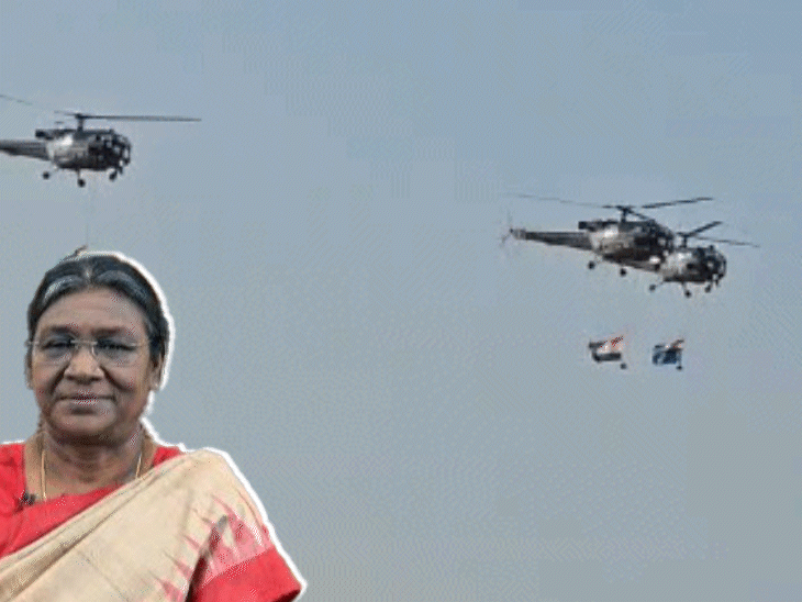 President Murmu Flies LCH Prachand at Vayu Shakti 2026 Jaisalmer