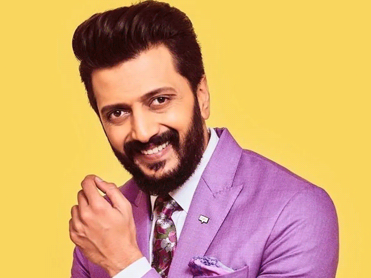 शिवाजी जयंती पर ‘राजा शिवाजी’ का पहला पोस्टर जारी:कंधों पर कवच और चेहरे पर दृढ़ संकल्प के साथ नजर आए रितेश देशमुख