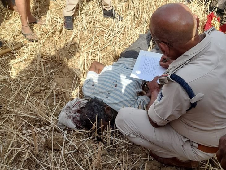 पन्ना में भैंस खेत में घुसने को लेकर विवाद:पड़ोसी ने सिर पर डंडा मारा, बुजुर्ग की मौके पर मौत; आरोपी फरार, तलाश रही पुलिस