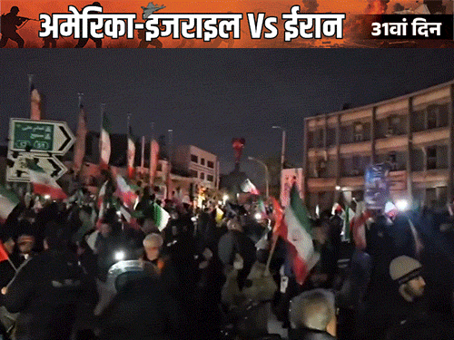 अमेरिका-इजराइल के हमलों से ईरान में बिजली गुल:पावरग्रिड को नुकसान; राजधानी तेहरान में लोग सड़कों पर उतरे, ‘अल्ला हू अकबर’ के नारे लगाए