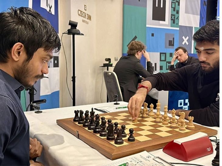 D Gukesh slips to World No.20 after defeat to Aravindh Chithambaram at Prague Chess Festival 2026