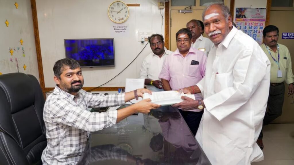 BJP releases manifesto ahead of Assam Assembly elections 2026. (Image: ANI)