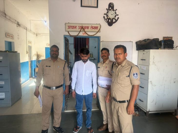 कट्टे से हमला करने वाला चौथा आरोपी पकड़ाया:हत्या के इरादे से किया था हमला, पुलिस ने कोर्ट में पेश कर भेजा जेल