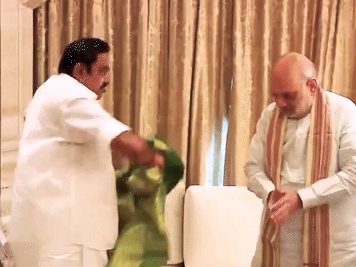 AMMK Dinakaran Meets Amit Shah