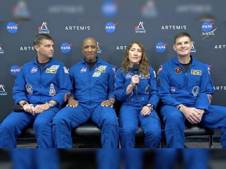 50 साल बाद नासा का चंद्र मिशन:आर्टेमिस-2 मिशन की पहली महिला होंगी क्रिस्टीना; टीम में 4 अंतरिक्ष यात्री