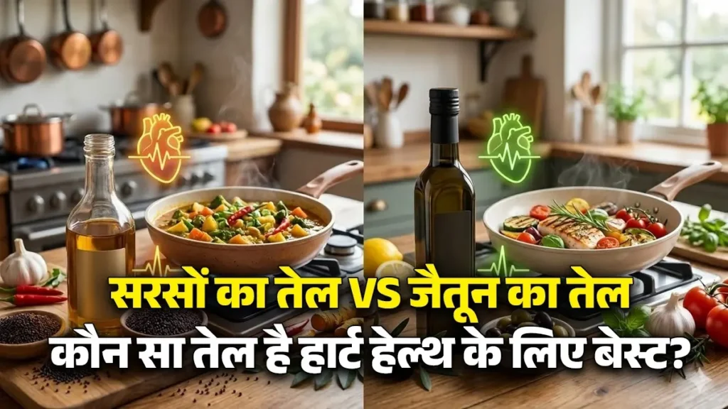 सरसों का तेल बनाम जैतून का तेल, जानिए खाना पकाने के लिए सबसे अच्छा क्या है और तेल के हृदय स्वास्थ्य लाभ क्या हैं