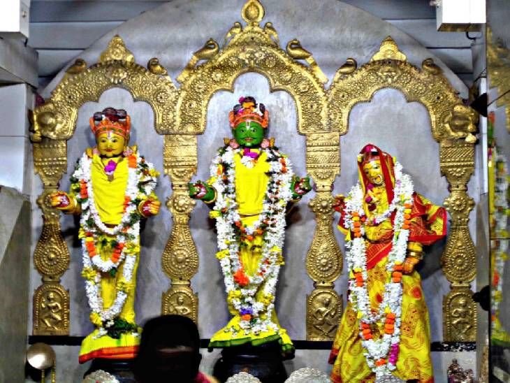 Bearded Ram in Odisha, Sri Raghunath Jew Temple, Ram Temple in Odisha, Rama Navami, Nayagarh district.