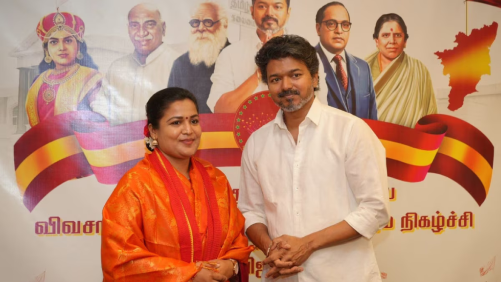 टीवीके नेता रंजना नचियार ने पार्टी प्रमुख विजय पर निशाना साधा