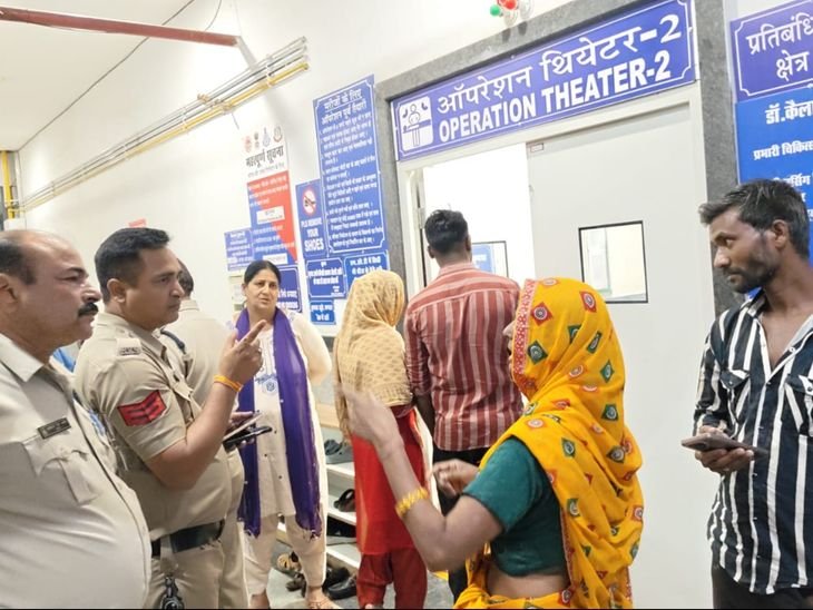 भोपाल के काटजू अस्पताल में नवजात की मौत पर हंगामा:डॉक्टर और नर्सिंग स्टाफ ने खुद को कमरों में किया बंद; लेबर पेन के दौरान बिगड़ी स्थिति