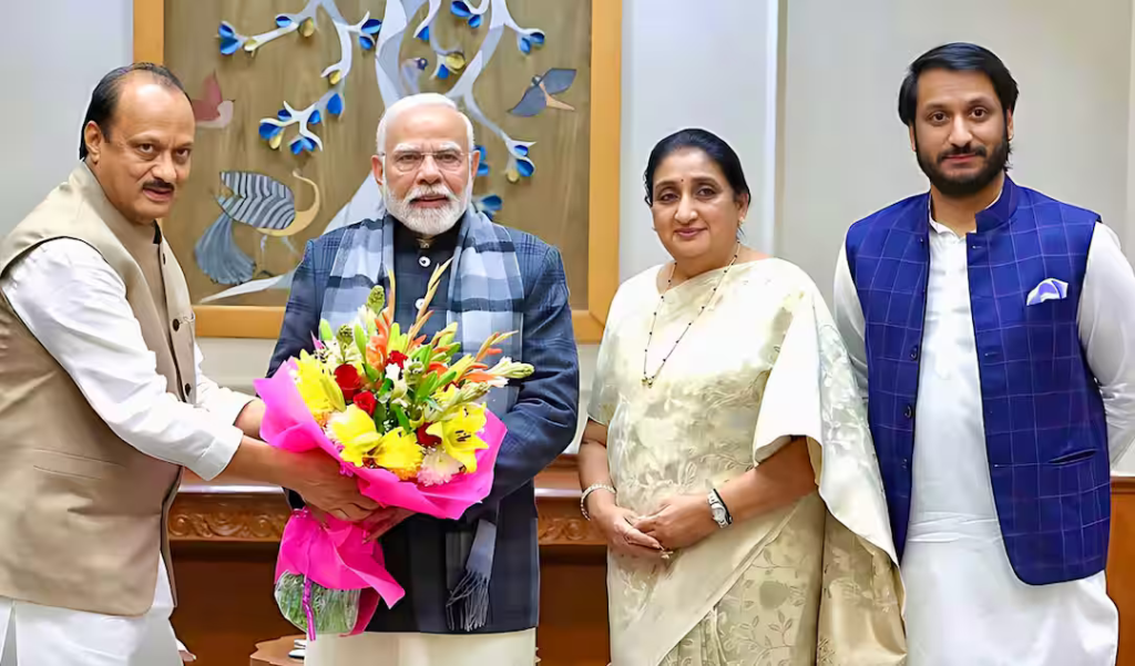 बारामती चुनाव के बीच.. दिव्यांग पिता और उम्मीदवार माता और पीएम मोदी के साथ शेयर की तस्वीर