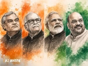 BJP 47th Foundation Day Celebration Photos Videos Rajasthan MP UP Bihar Delhi Jharkhand