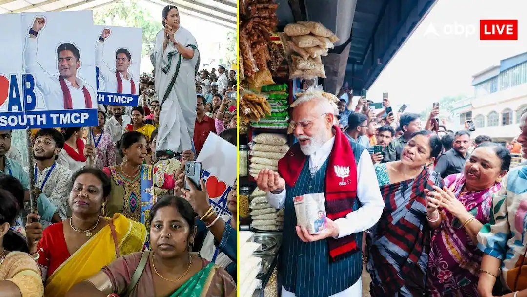 'संदेश' में वोट, बंगाल चुनाव 2026 में मिठाइयों पर टीएमसी-बीजेपी का सिंबल, 142 की जंग में 'डेमोक्रेसी का स्वाद'
