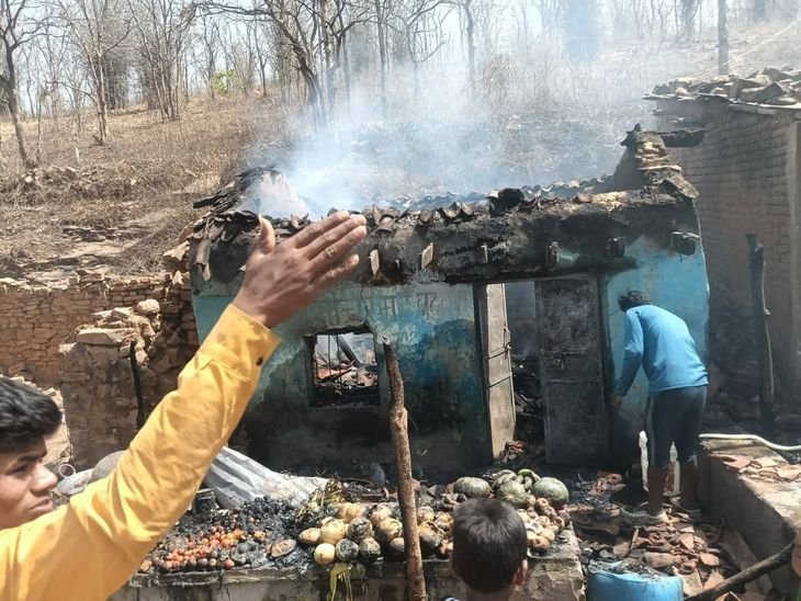 Sidhi Churhat Shop Fire | Lakhon Ka Nuksan Due to 11KV Line Spark