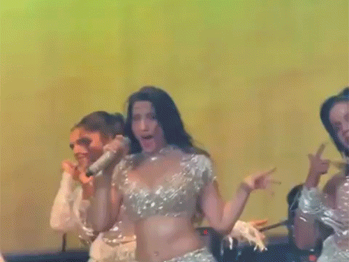 Nora Fatehi Rocks Ludhiana Socialite Sons Cocktail Party