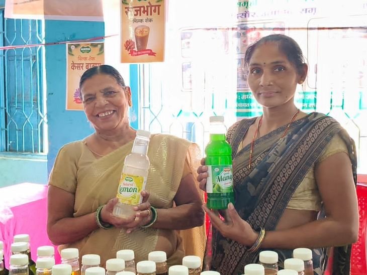 मंदसौर की महिलाओं ने 5 लाख से बनाया आत्मनिर्भरता मॉडल:लोन से शुरू किया लेमन, कच्ची केरी, आंवला जूस का बिजनेस, नोएडा, सूरत, बड़ौदा तक सप्लाई