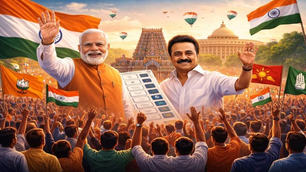 BJP releases manifesto ahead of Assam Assembly elections 2026. (Image: ANI)