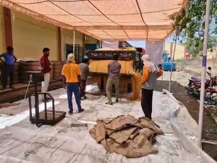 सीहोर के ब्लैकलिस्टेड वेयरहाउस में सरकारी अनाज:उसी परिसर में नए नाम से खरीदी केंद्र खोला, सरकार किराया भी दे रही