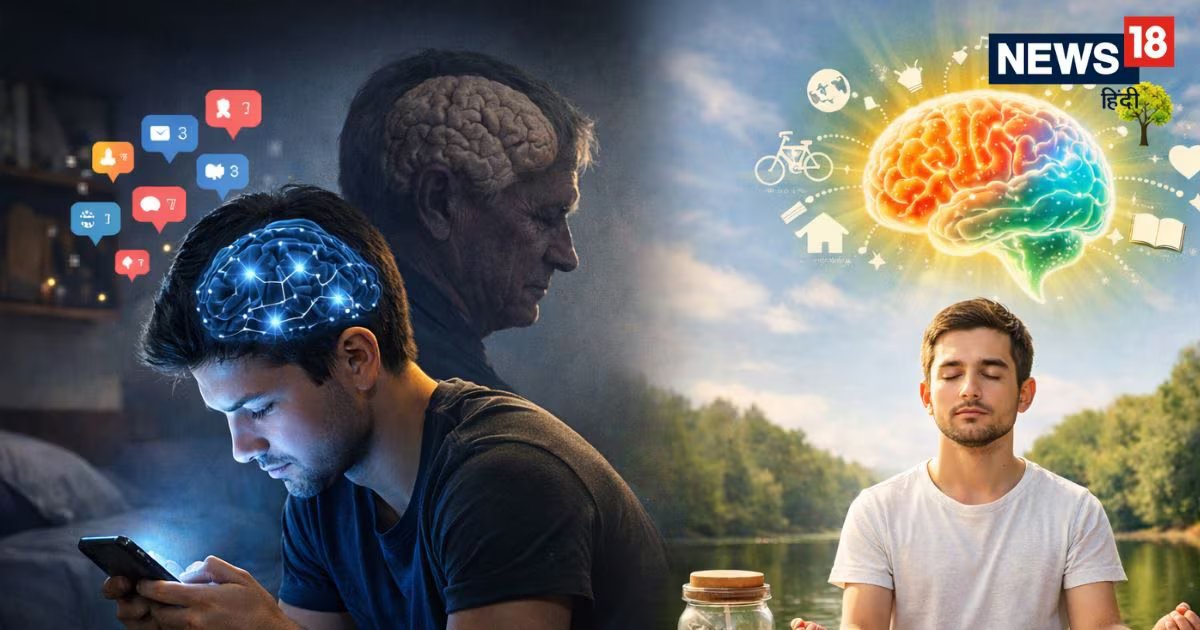 स्मार्टफोन की लत दिमाग को बना रहा 10 साल बूढ़ा? 'डिजिटल डिटॉक्स' से ब्रेन हेल्‍थ को ऐसे करें रीवर्स, रिसर्च में बड़ा खुलासा