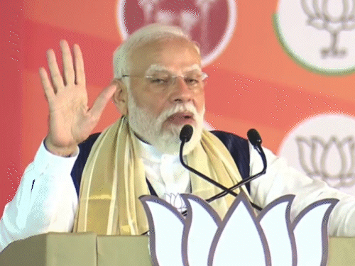 मोदी बोले-कांग्रेस चाहती है खाड़ी देश भारत को दुश्मन समझें:उन्हें नाराज करने वाले बयान दे रही, इससे वहां भारतीयों पर मुसीबत आ सकती है