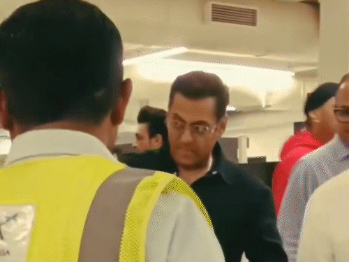 Salman Khan Security Alert at Airport