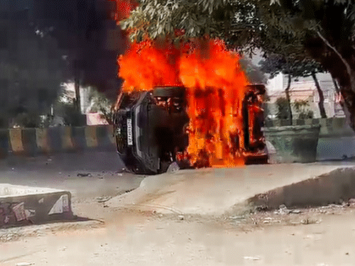 Noida Factory Workers Protest Minimum Wage & Violence