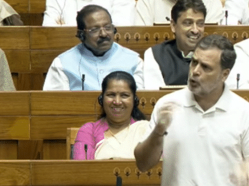 Parliament 2026 Photos; Rahul Gandhi om birla anurag thakur| Women's Reservation Bill