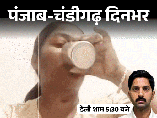 Punjab chandigarh top news aap minister ed raid woman drinks phenyl video