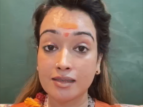 Prayagraj ujjain former model Mahakumbh harsha richhariya takes sanyas swami harshanand giri Maharaj Anilanand video