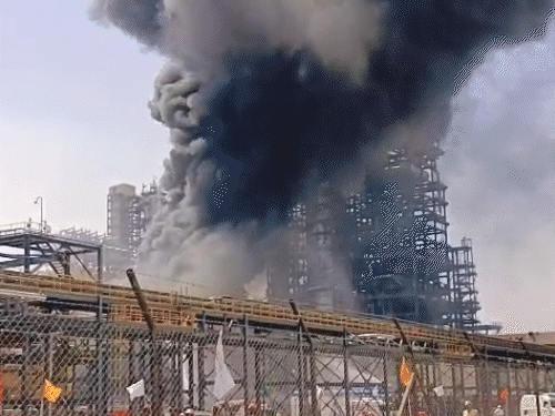 Rajasthan Pachpadra Refinery Fire Accident LIVE Video Update; PM Modi