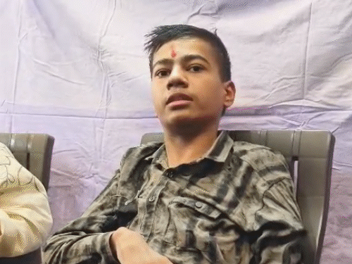 Udaipur Divyang Student Lakshit Scores 100100 in 10th Class