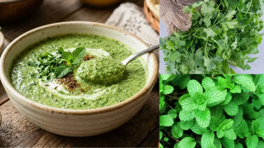 दही पुदीना धनियापत्ता की चटनी रेसिपी