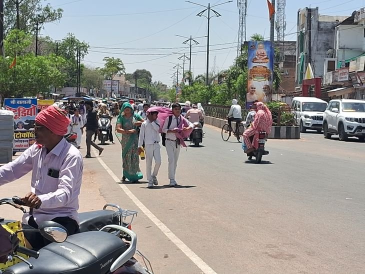 टीकमगढ़ में 41.8 डिग्री पहुंचा तापमान:अगले तीन तक और बढ़ेगा, बच्चे दोपहर में घर लौट रहे