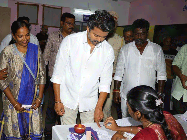 Tamil Nadu Election: Vijay Votes