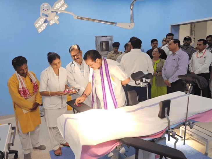राजगढ़ अस्पताल में हाईटेक ओटी शुरू, मंत्री ने शुभारंभ किया:बुलाए नहीं जाने पर विधायक अमरसिंह बोले- अपमान बर्दाश्त नहीं, CM से शिकायत करूंगा