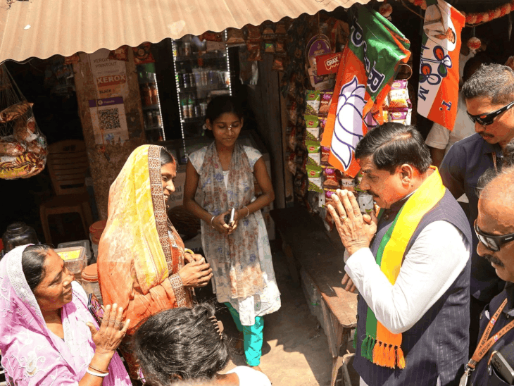 CM मोहन बोले-TMC ने पश्चिम बंगाल का बेड़ा गर्क किया:बदहाली के लिए ममता सरकार का 'जंगलराज' जिम्मेदार; गलियों में पैदल घूमकर वोट मांगे