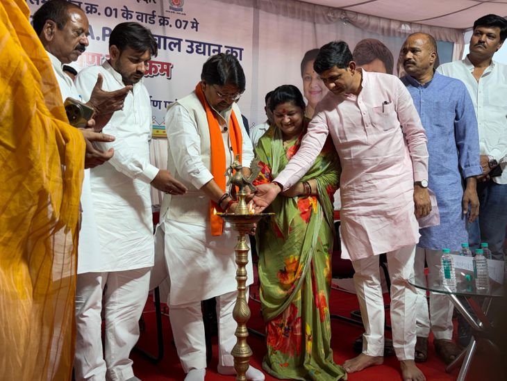 इंदौर में 10 करोड़ के कार्यों का भूमिपूजन:विधानसभा 1 के वार्ड 7 को मिली सौगात, मंत्री कैलाश विजयवर्गीय बोले- इंदौर ने विकास के नए आयाम छुए