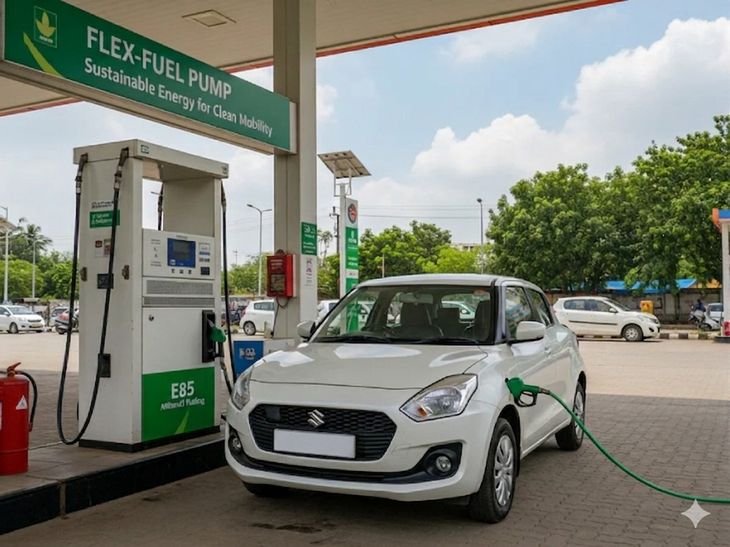 E20 के बाद E85 फ्लेक्स-फ्यूल की तैयारी में भारत:माइलेज 30% तक कम हो सकता है; कच्चे तेल पर निर्भरता कम करने का लक्ष्य