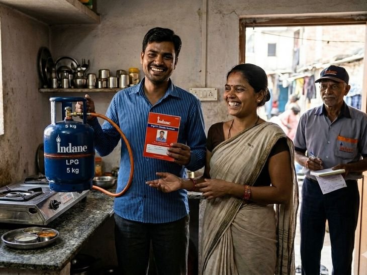 बिना एड्रेस प्रूफ मिलेगा 5Kg वाला सिलेंडर:आधार-PAN जैसी सिर्फ एक फोटो-ID दिखानी होगी, स्टूडेंट्स और प्रवासी मजदूरों को राहत