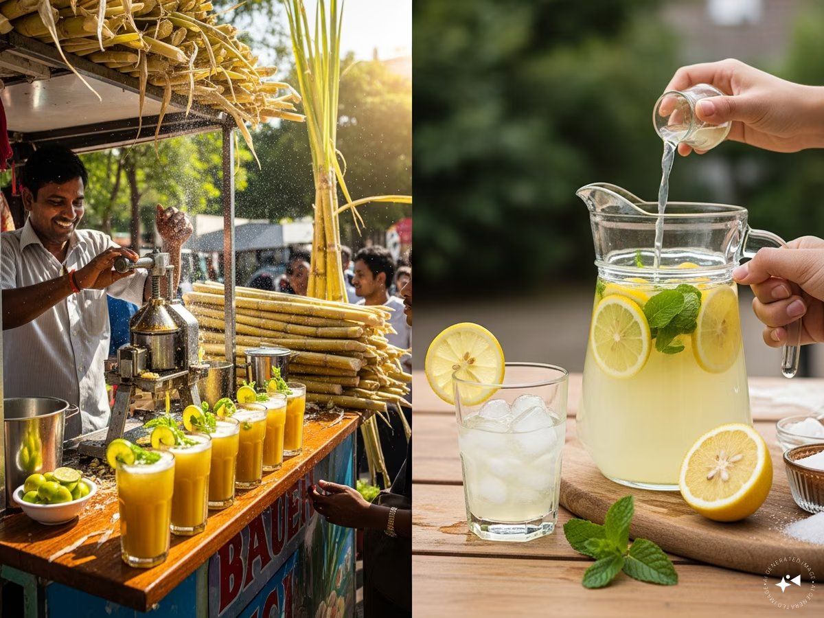 गर्मी में गन्ने का रस या नींबू पानी, क्या पीना है सेहत के लिये ज्यादा फायदेमंद?