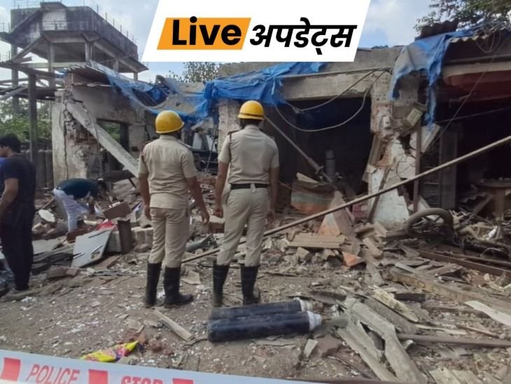 भास्कर अपडेट्स:दादरा-नगर हवेली के सिलवासा के गोदाम में धमाका; 4 की मौत, दो घायल