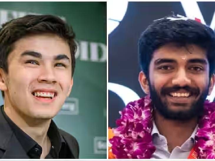 रिकॉर्ड जीत के साथ ‘कैंडिडेट्स’ जीते 20 साल के सिंदारोव:अब 19 वर्षीय गुकेश से सामना; दोपहर में नींद से बचने के लिए चुना था चेस