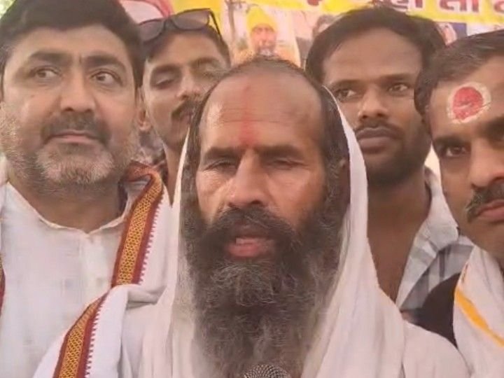 भिंड में आज से संत कालिदास महाराज की पदयात्रा:गौ रक्षा, बेटी का सम्मान और नदियों के संरक्षण का देंगे संदेश, गांव-गांव पहुंचेंगे संत