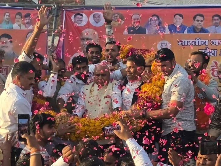 भिंड में हेमंत खंडेलवाल बोले- 'धर्म से ऊपर राष्ट्र':इंदौर में पार्षद ने वंदेमातरम न गाकर शहीदों का अपमान किया