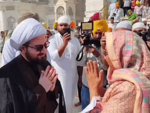 अमृतसर के हरिमंदिर साहिब पहुंचे ईरानी प्रतिनिधि:दिल्ली में खामेनेई की याद में आयोजित कार्यक्रम के लिए SGPCअध्यक्ष व जत्थेदार को दिया निमंत्रण, अमेरिका को 11वें दिन हमले की चेतावनी