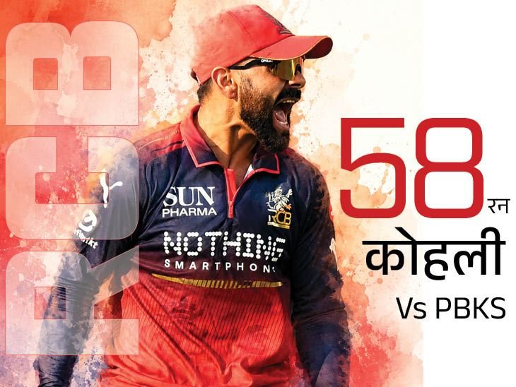 कोहली का नौवां 500+ रन वाला सीजन:पंजाब के खिलाफ सबसे ज्यादा रन बनाए, बेंगलुरु ने 44वीं बार 200+ का स्कोर बनाया; रिकॉर्ड्स