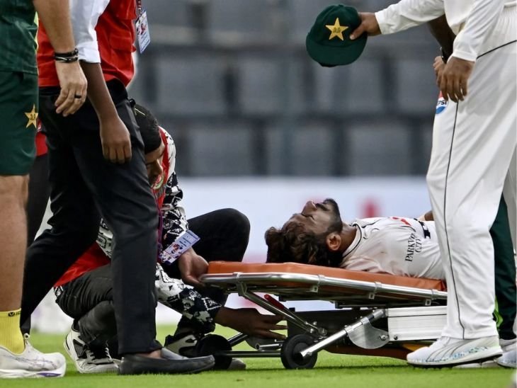 PAK Vs BAN 2nd Test; Hasan Ali Head Injury - Litton Das