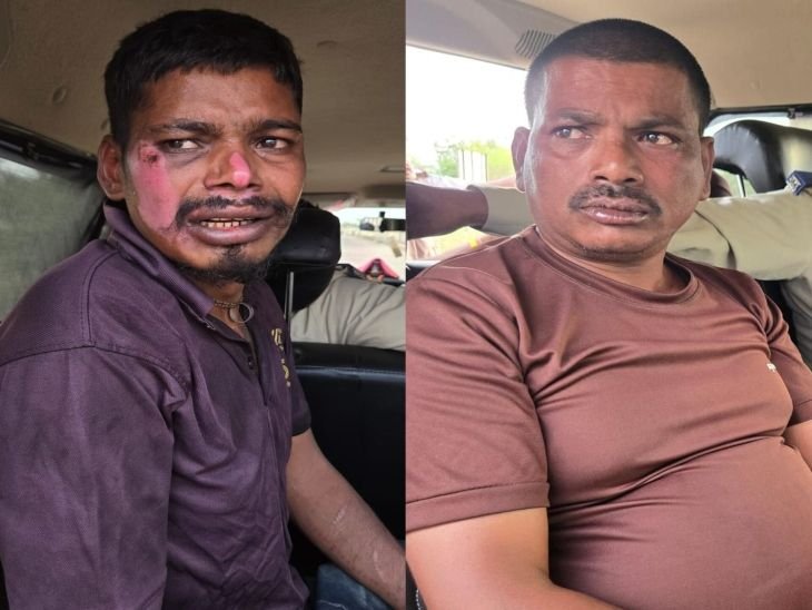 दान दिलाने के नाम पर बुजुर्ग से ठगी का खुलासा:CCTV की चेन बनाकर सतनवाड़ा से दो ठग गिरफ्तार, महाराष्ट्र से आकर शिवपुरी में बसे थे
